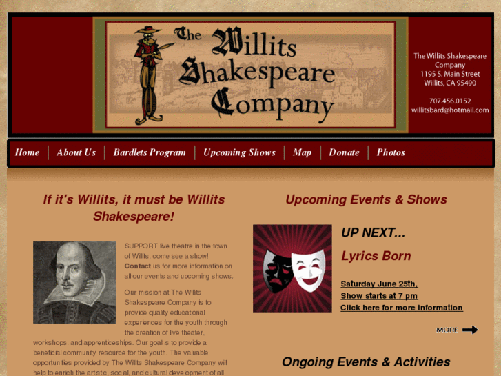 www.thewillitsshakespearecompany.org