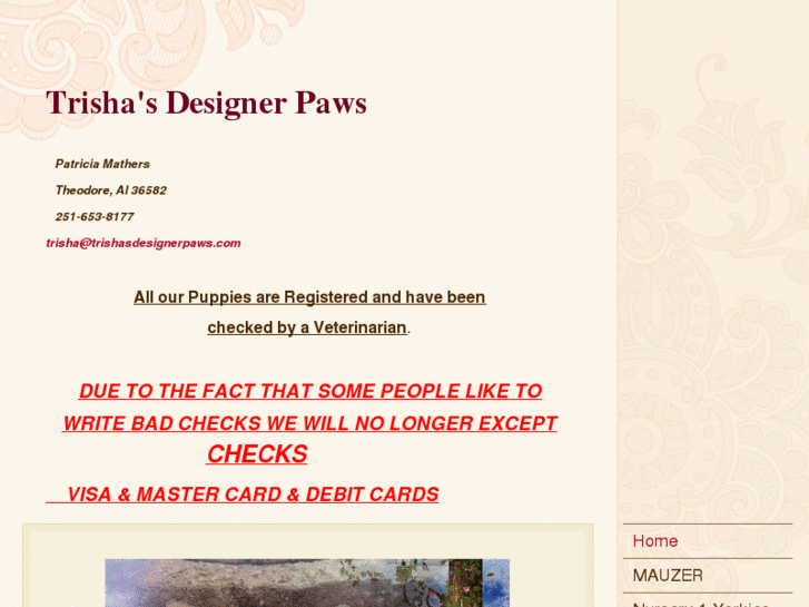 www.trishasdesignerpaws.com