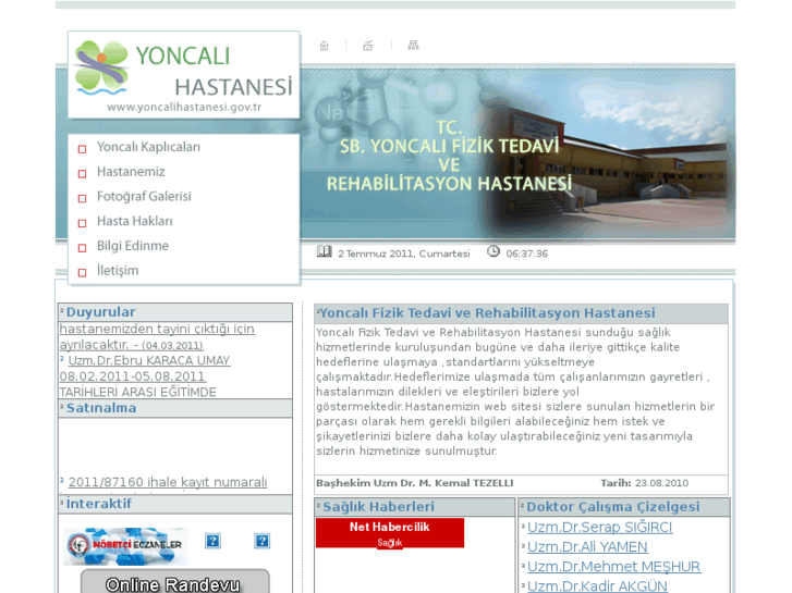 www.yoncalihastanesi.gov.tr
