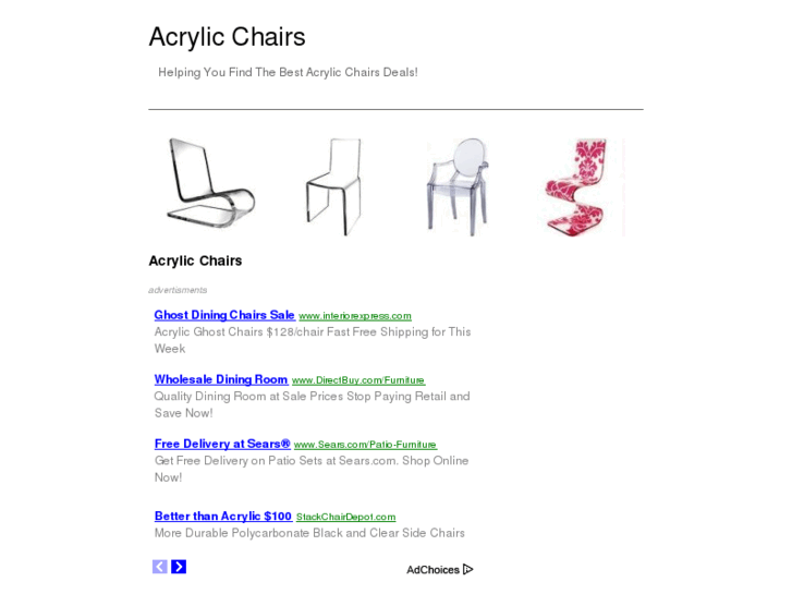 www.acrylicchairs.net