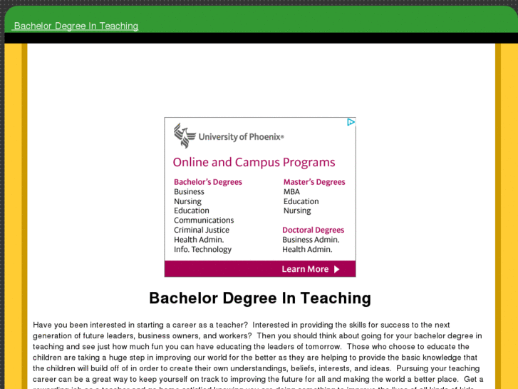 www.bachelordegreeinteaching.com