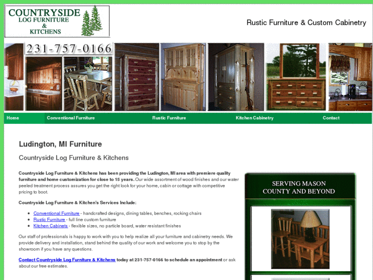 www.countrysidelogfurniture.com