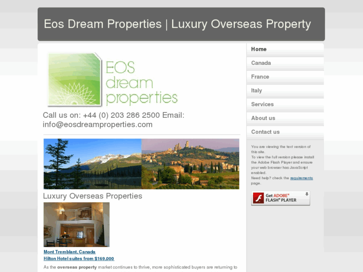 www.eosdreamproperties.com