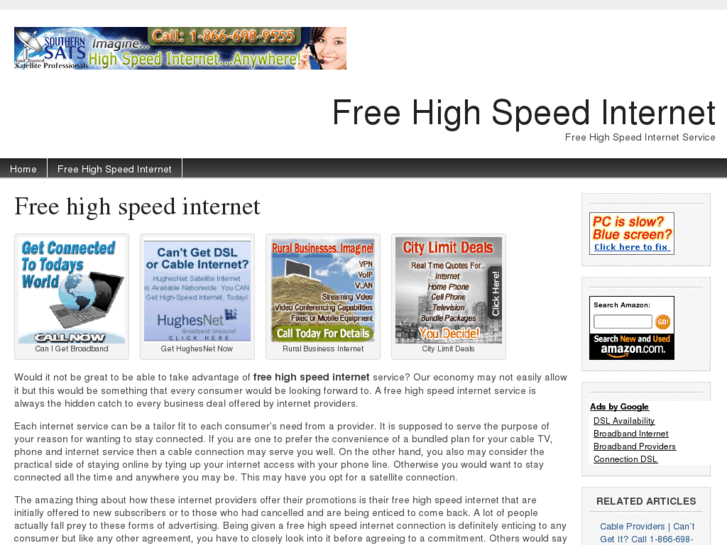 www.freehighspeedinternet.org