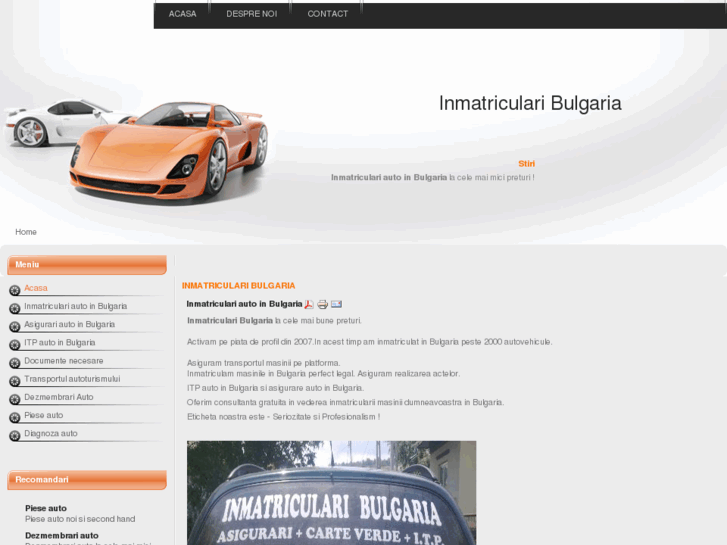 www.inmatriculariautobulgaria.net