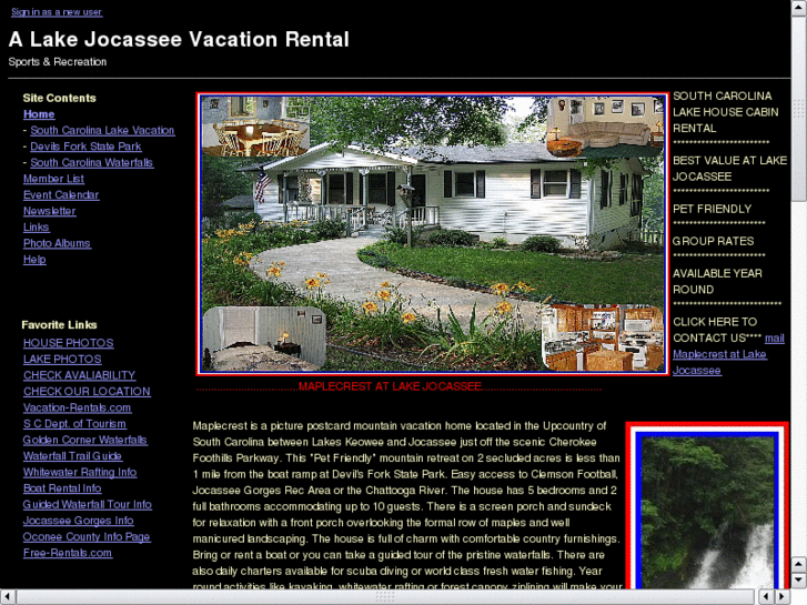 www.jocassee-vacation.com