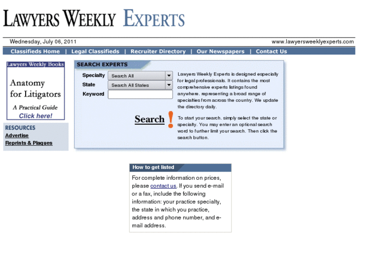 www.lawyersweeklyexperts.com