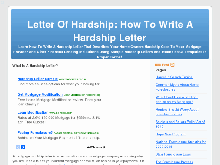 www.letterofhardship.com