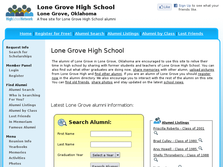 www.lonegrovehighschool.com