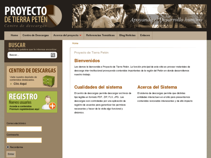 www.proyectodetierrapeten.org