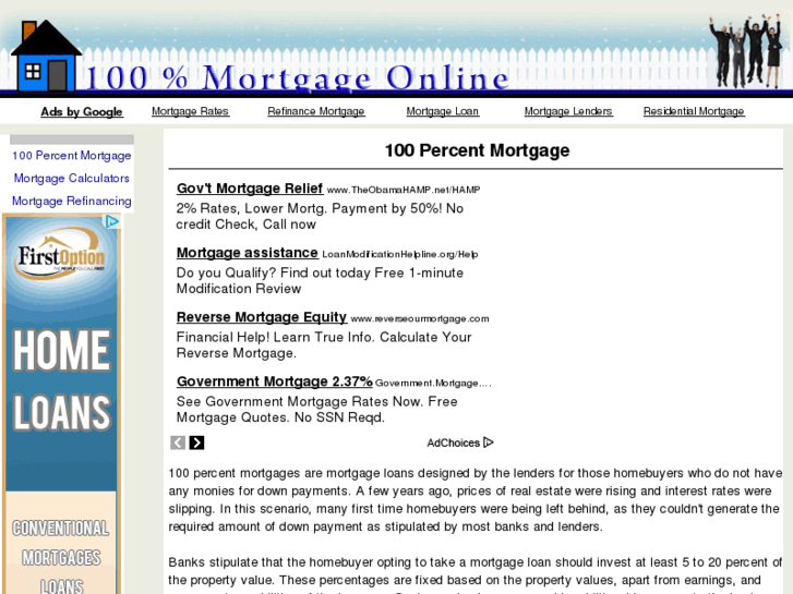 www.100percentmortgageonline.com