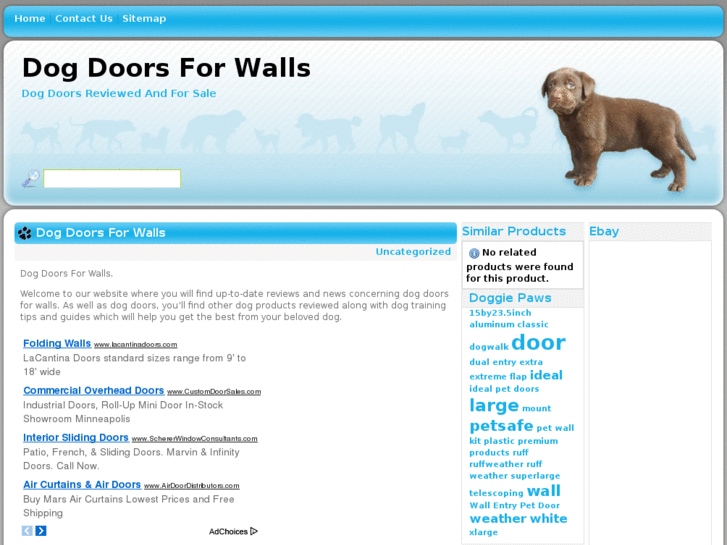 www.dogdoorsforwalls.com