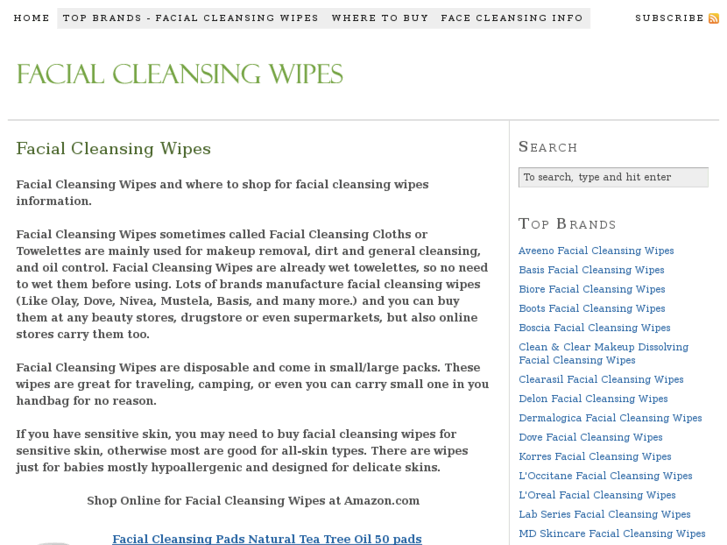 www.facialcleansingwipes.com