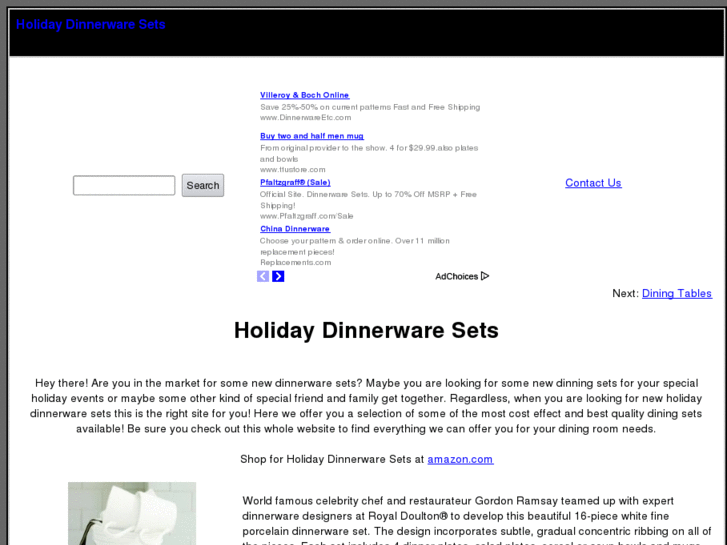 www.holidaydinnerwaresets.com