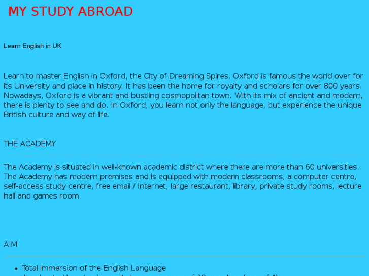 www.mystudyabroad.net