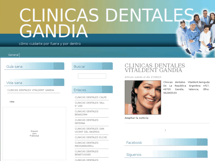 www.clinicasdentalesgandia.es