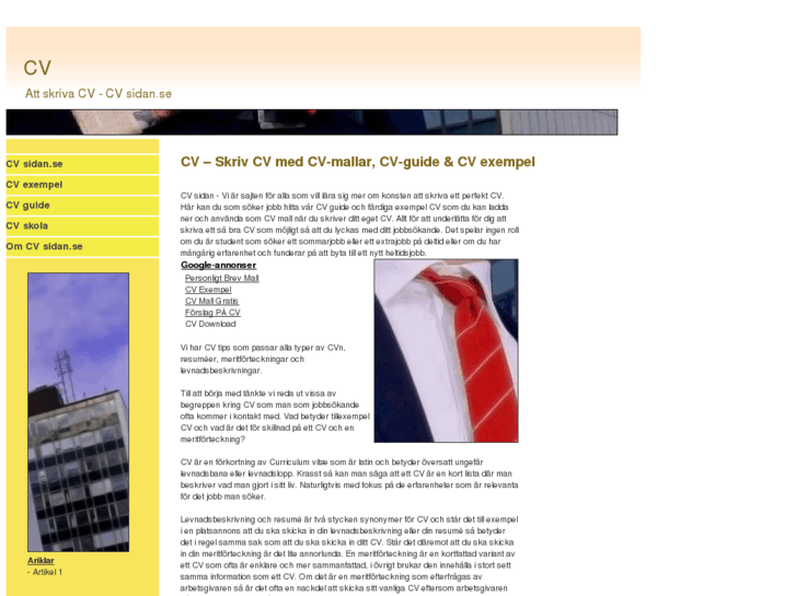 www.cvsidan.se