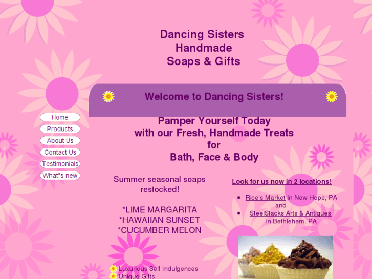 www.dancingsisterssoap.com
