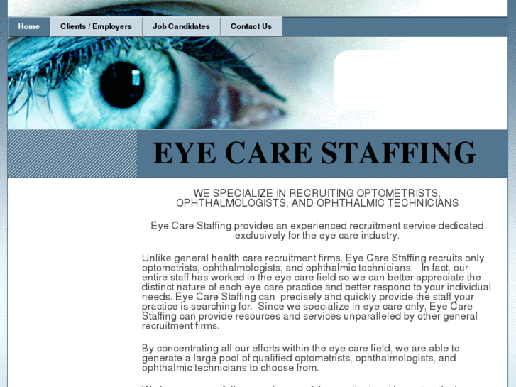 www.eyecarestaffing.com