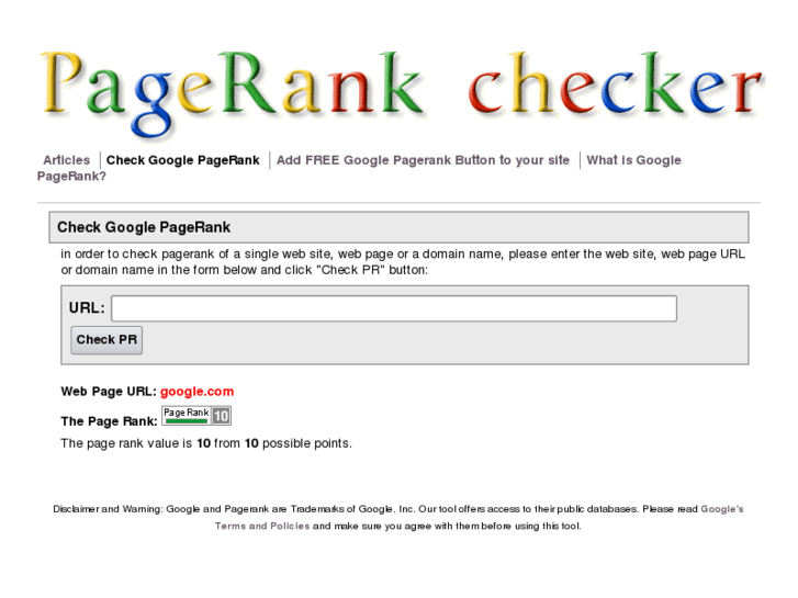 www.freegooglepagerank.com