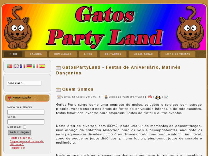 www.gatospartyland.com