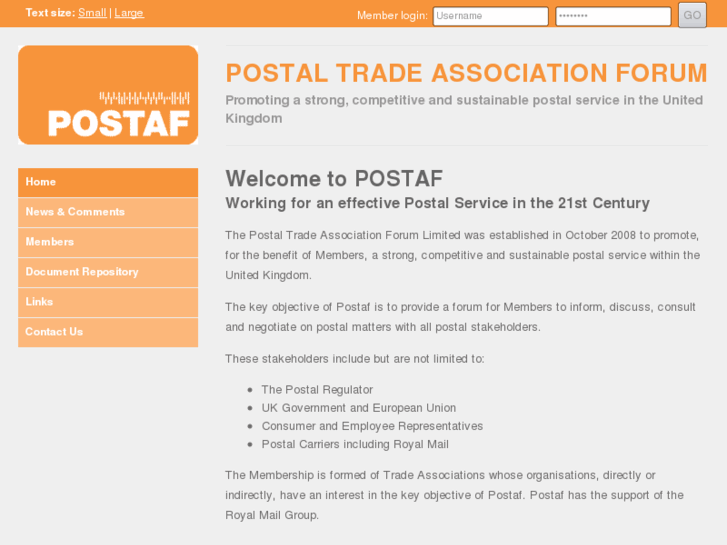 www.postaf.org.uk