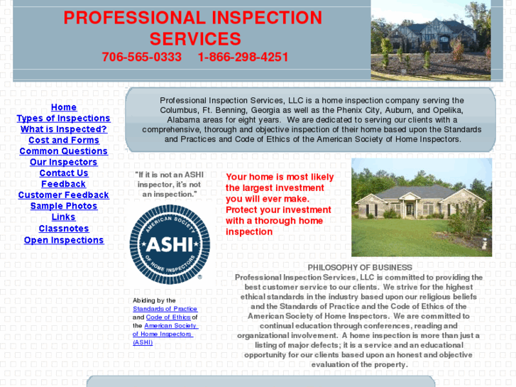 www.prohomeinspection.org