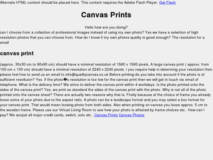 www.qualitycanvas.co.uk