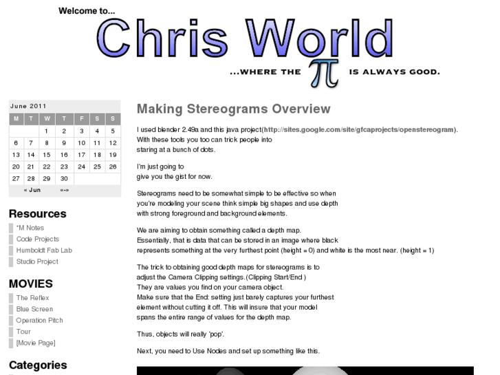 www.welcometochrisworld.com