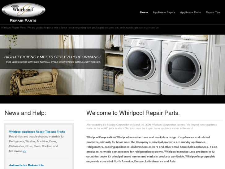 www.whirlpoolrepairparts.com