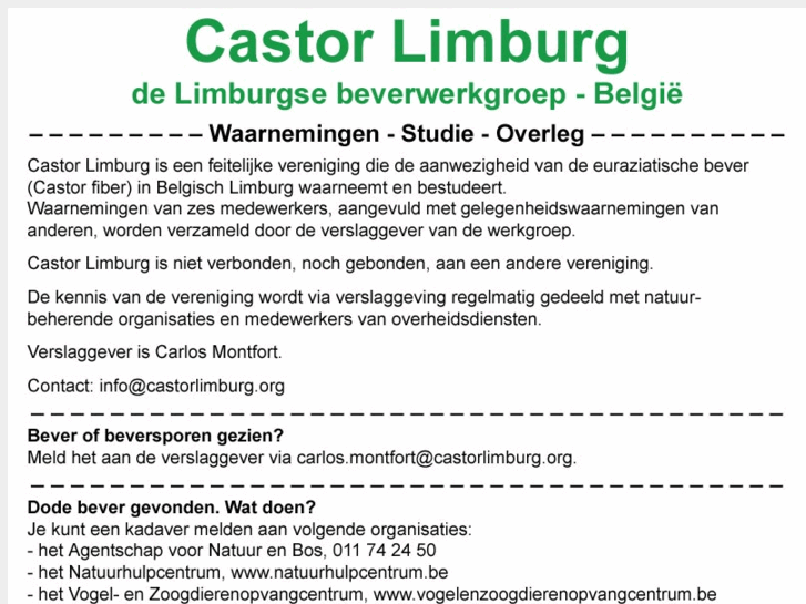 www.castorlimburg.org