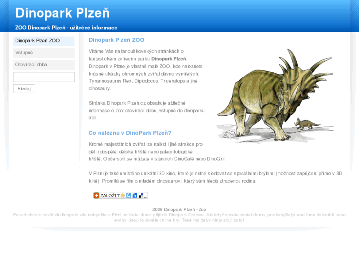 www.dinoparkplzen.cz