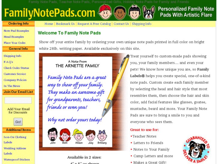 www.familynotepads.com