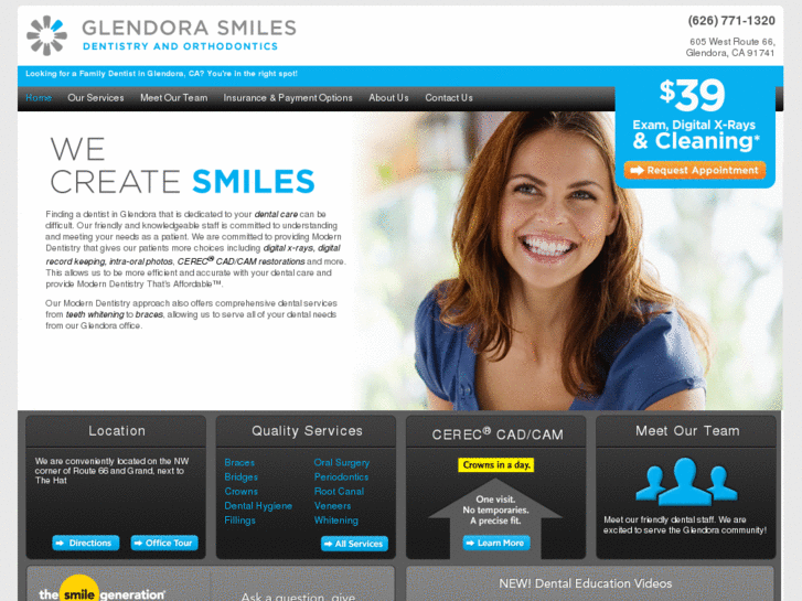 www.glendorasmilesdental.com