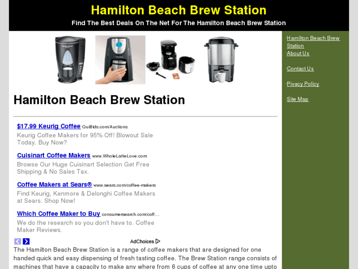 www.hamiltonbeachbrewstation.com