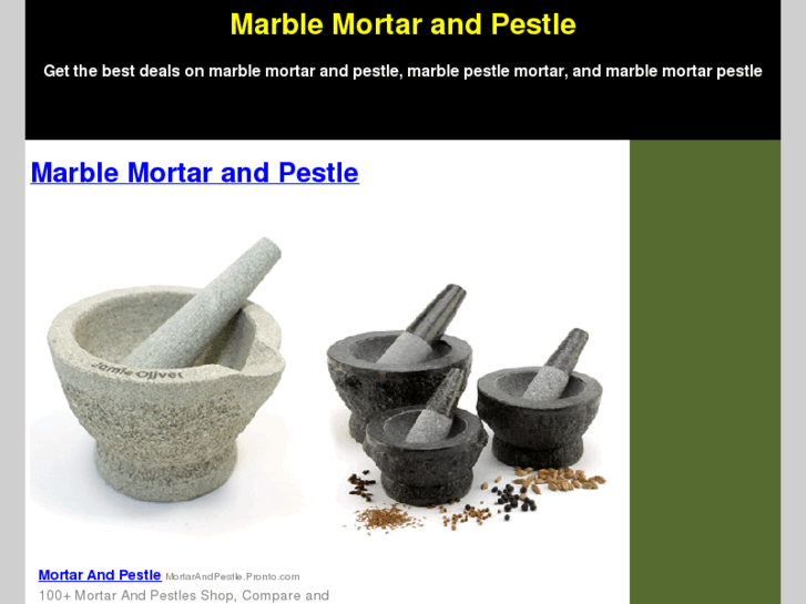 www.marblemortarandpestle.org