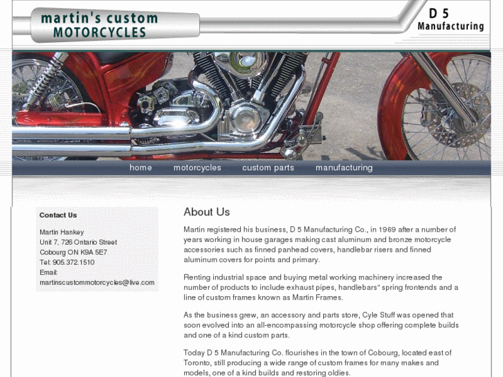 www.martinscustommotorcycles.com