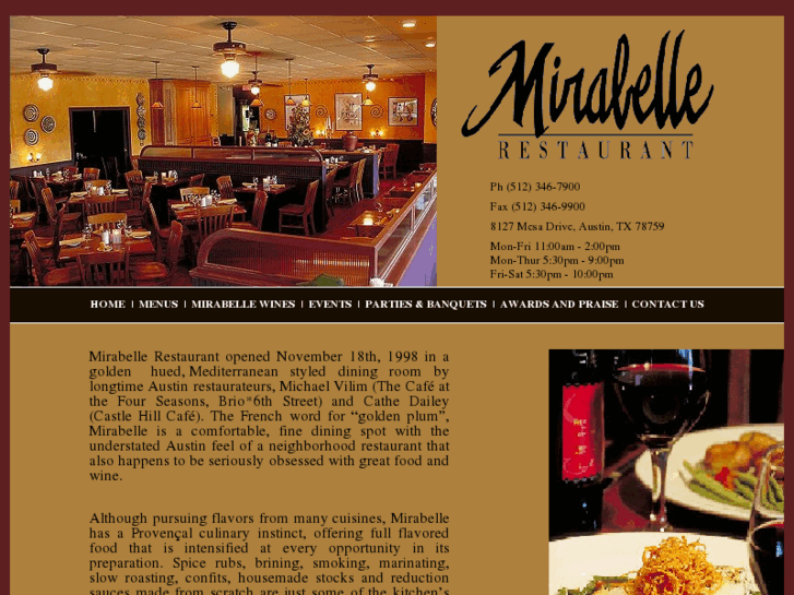 www.mirabellerestaurant.com