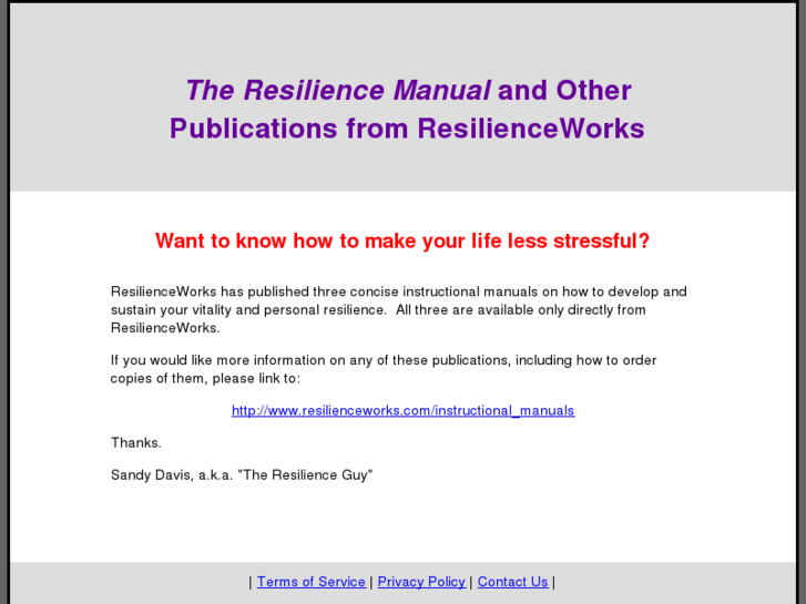 www.resiliencemanual.com