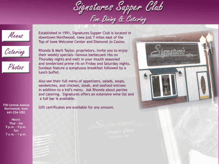 www.signaturessupperclub.com