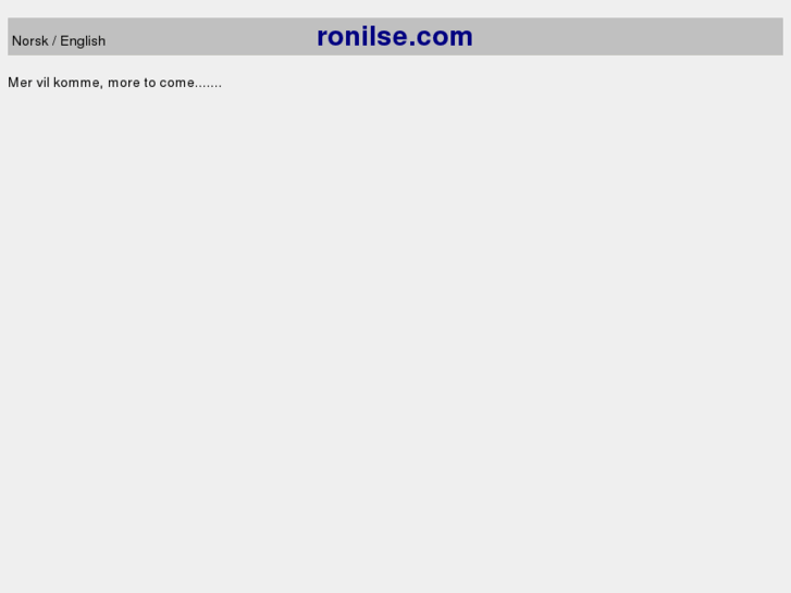 www.ronilse.com