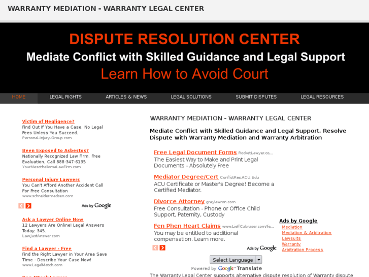 www.warrantymediation.com