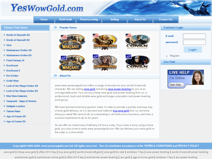 www.yeswowgold.com