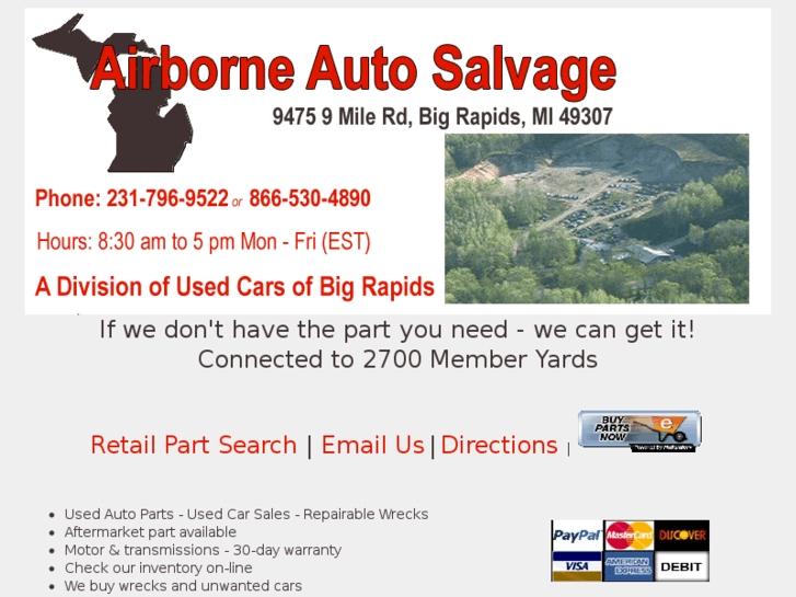 www.airborneautosalvage.com