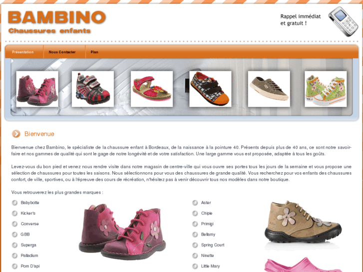 www.chaussures-bambino.com