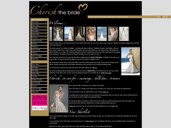 www.cherishthebride.com