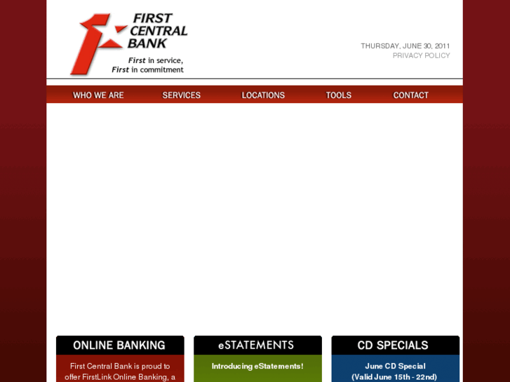 www.firstcentralbank.com