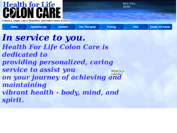 www.healthforlifecoloncare.com