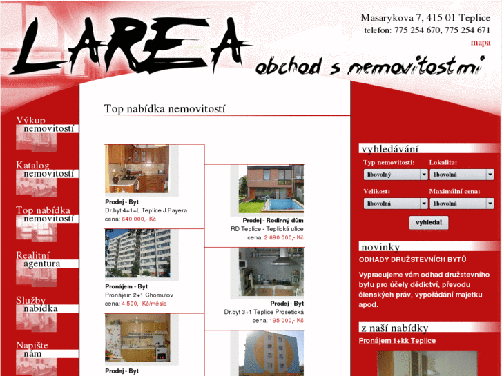 www.larea.cz