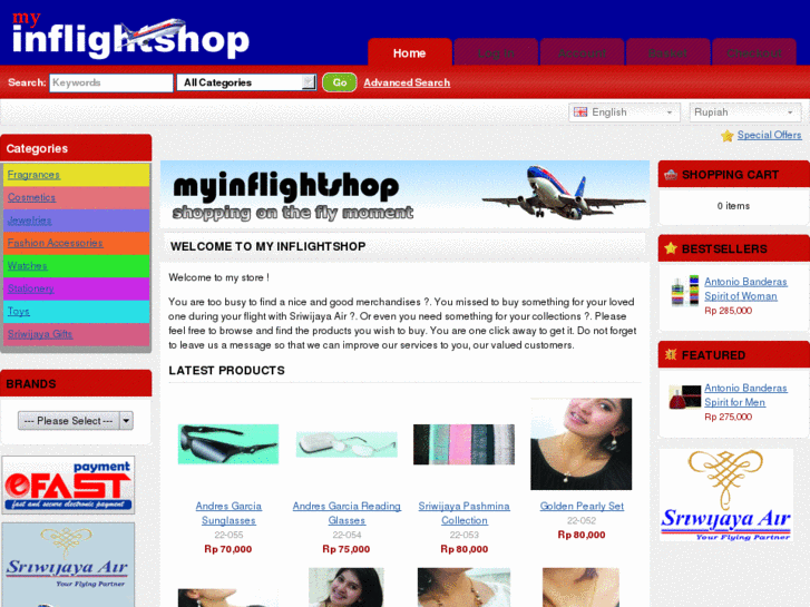 www.myinflightshop.com